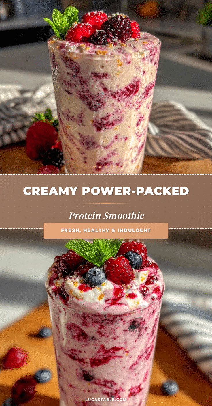 creamy protein smoothie recipe