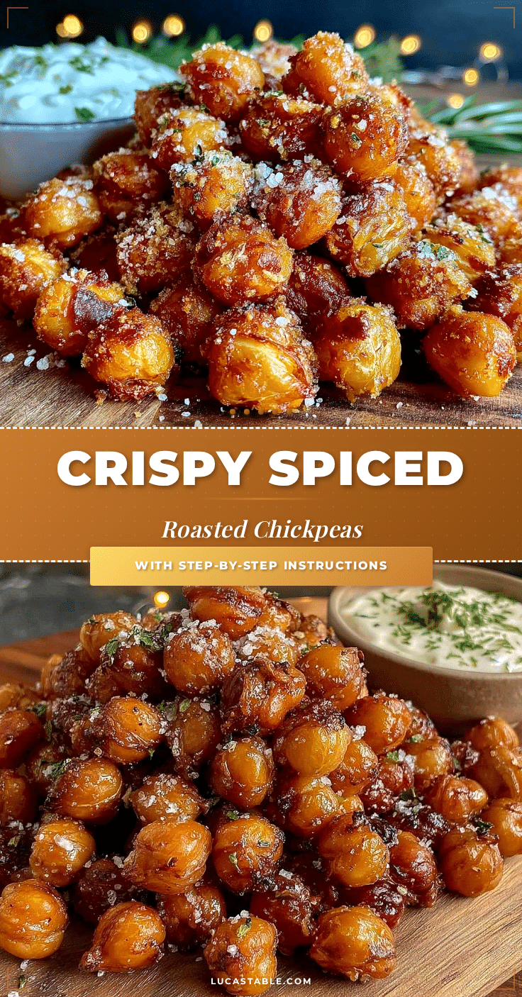 crispy spiced roasted chickpeas recipe