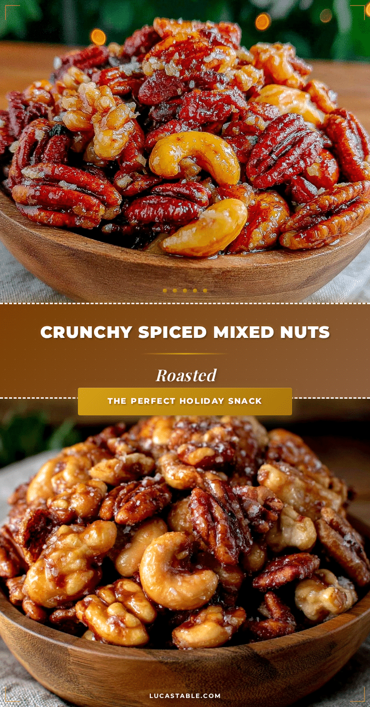 crunchy spiced mixed nuts recipe recipe