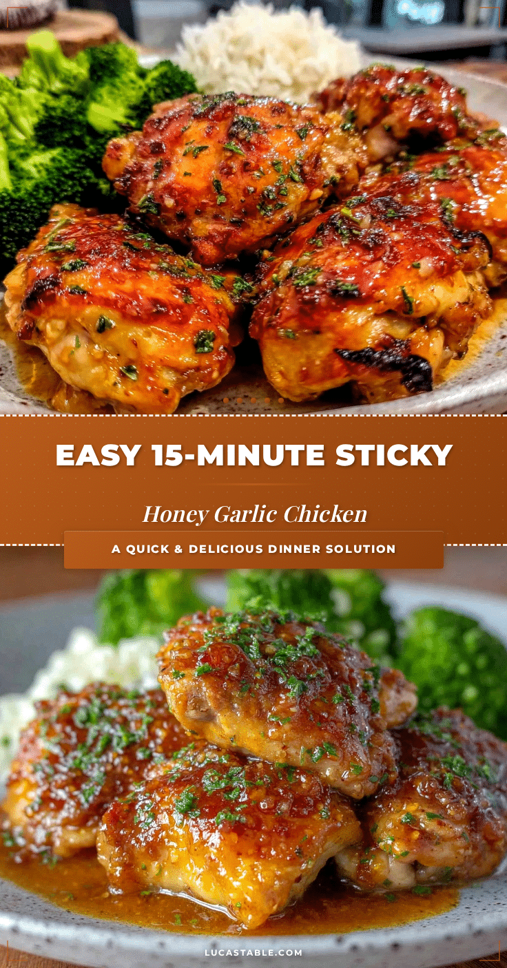easy 15-minute honey garlic chicken recipe