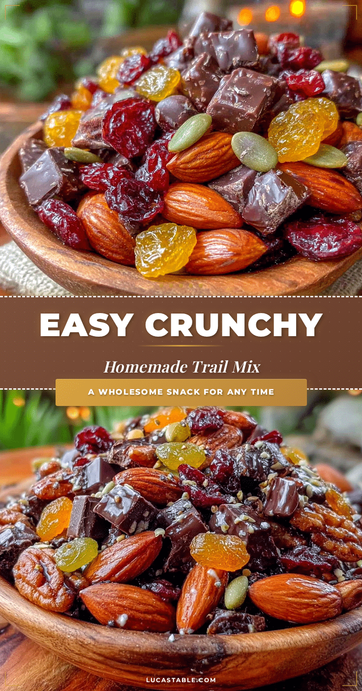 easy crunchy homemade trail mix recipe recipe