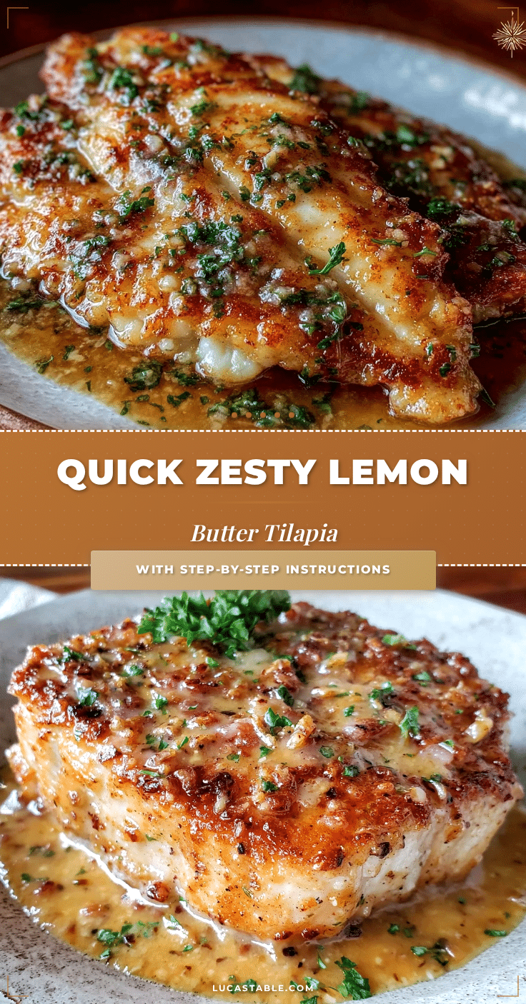 lemon butter tilapia recipe