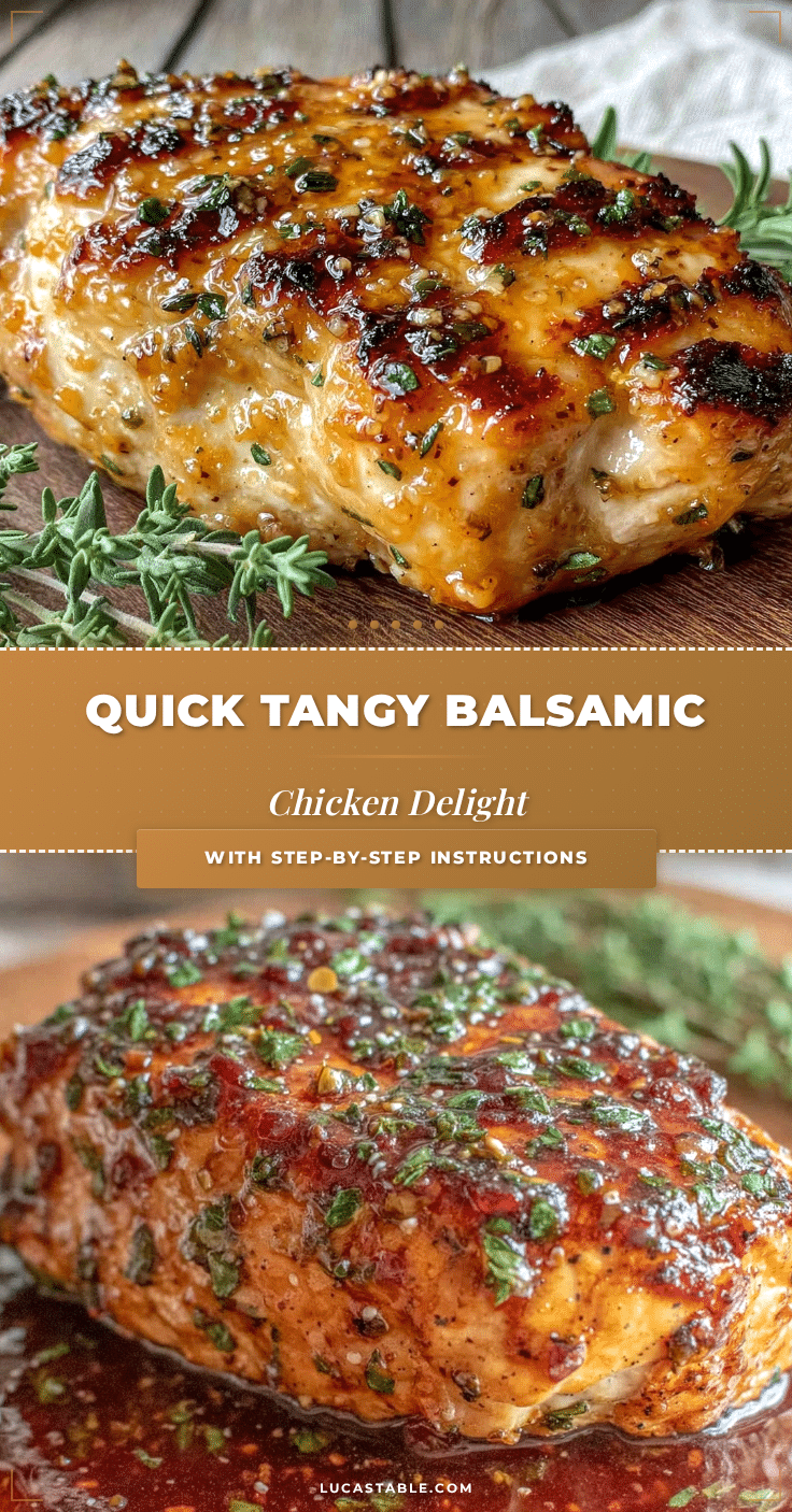 quick balsamic chicken recipe