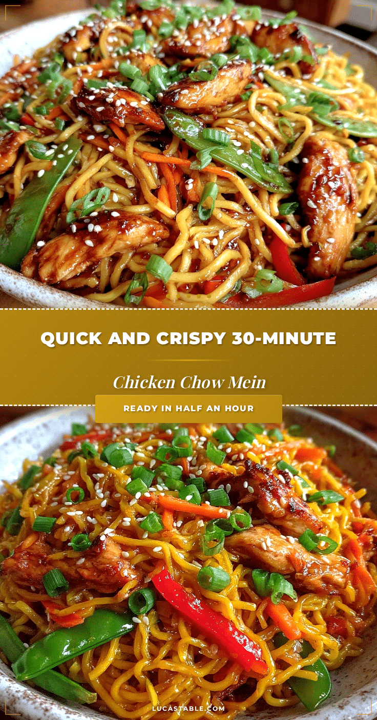 quick chicken chow mein recipe
