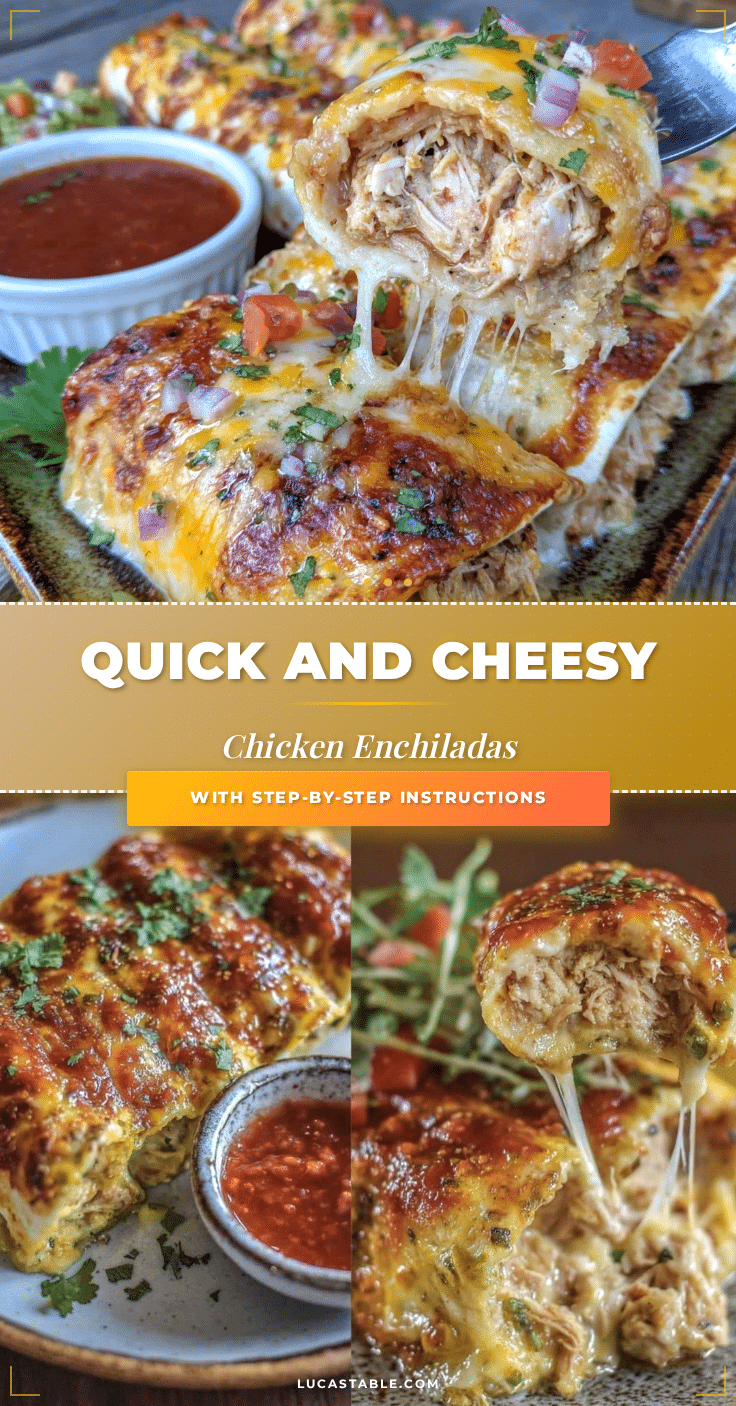 quick chicken enchiladas recipe