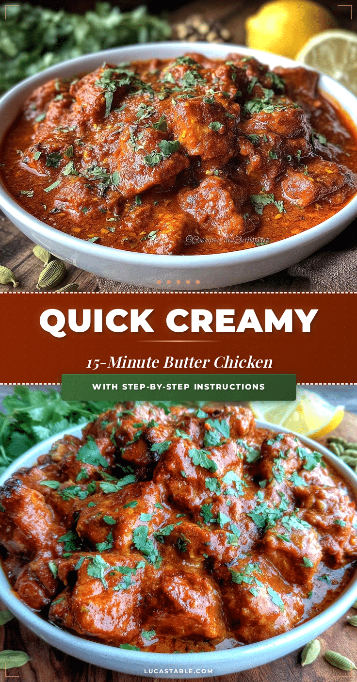 quick creamy butter chicken recipe