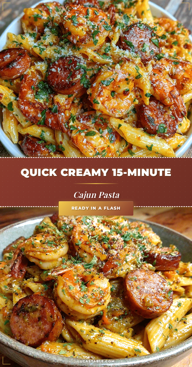 quick creamy cajun pasta recipe