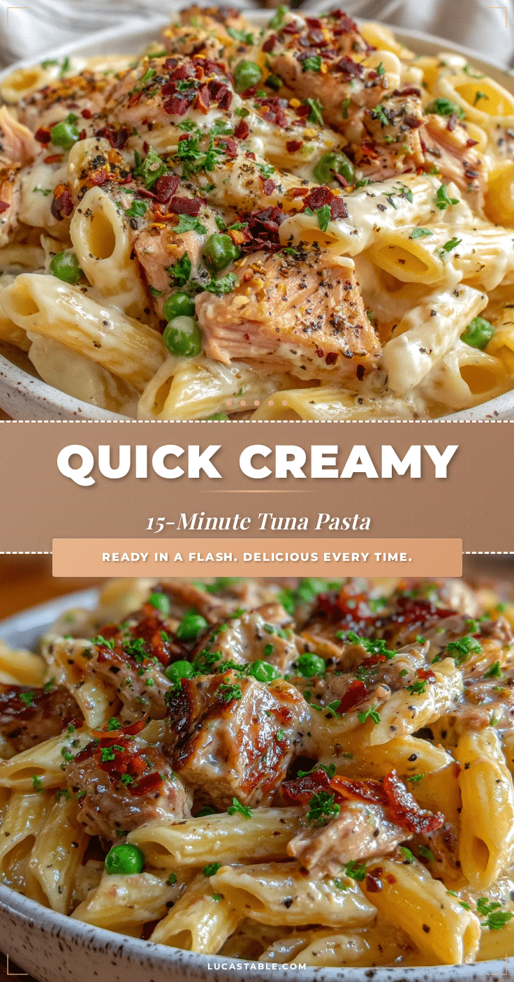 quick creamy tuna pasta recipe