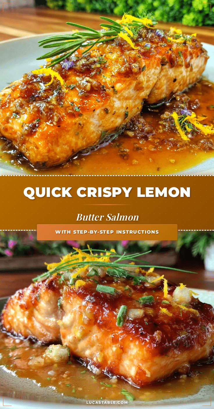 quick crispy lemon butter salmon recipe