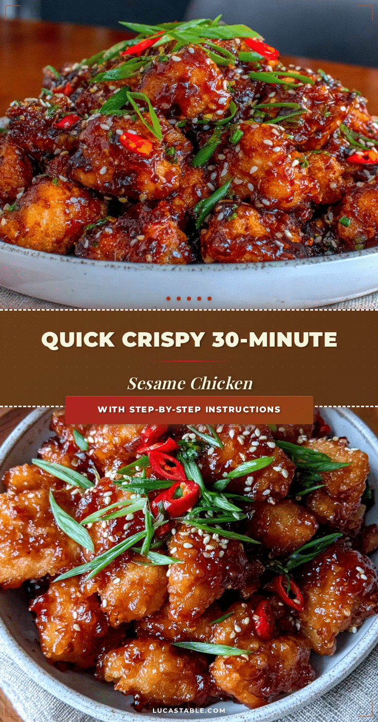 quick crispy sesame chicken recipe
