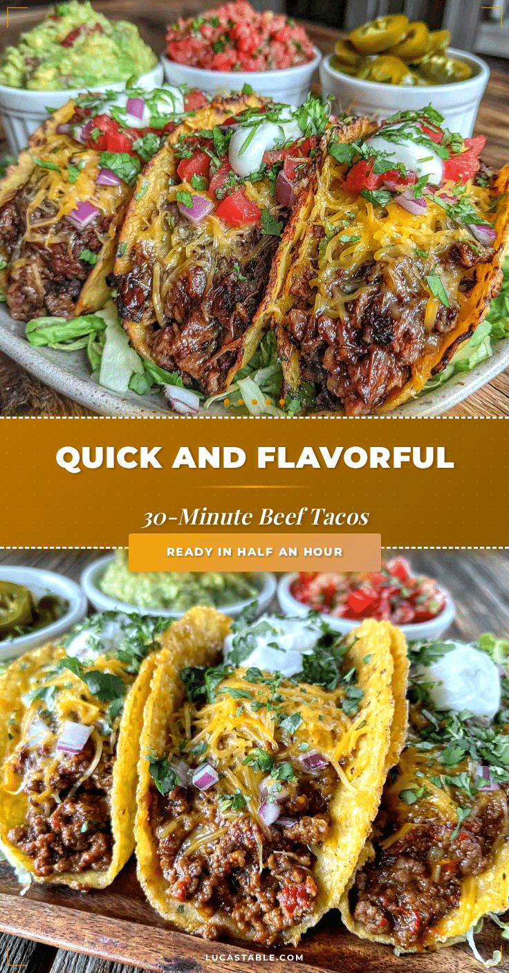 quick flavorful beef tacos recipe