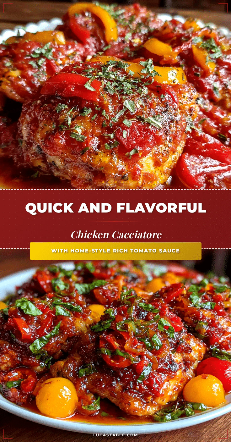 quick flavorful chicken cacciatore recipe