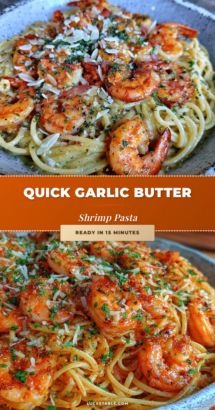 quick garlic shrimp pasta recipe