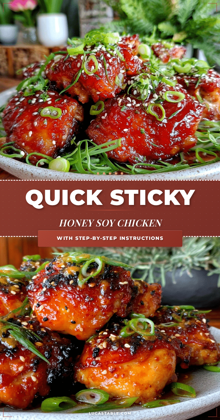 quick honey soy chicken recipe
