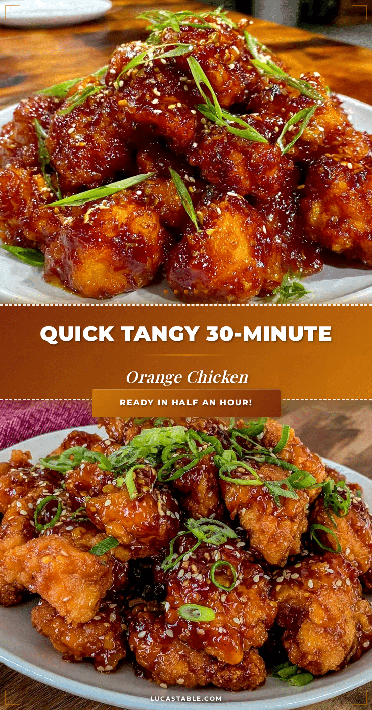 quick tangy orange chicken recipe