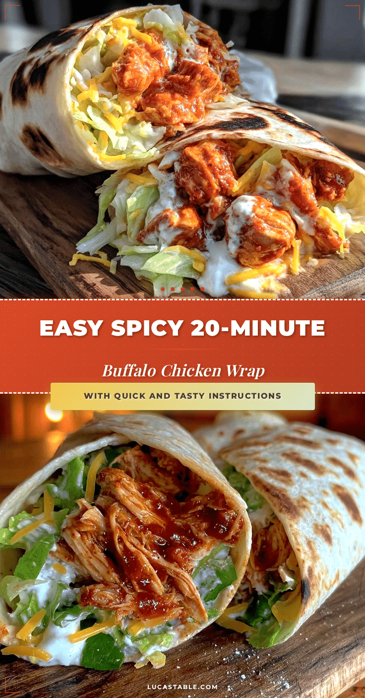 spicy buffalo chicken wrap recipe