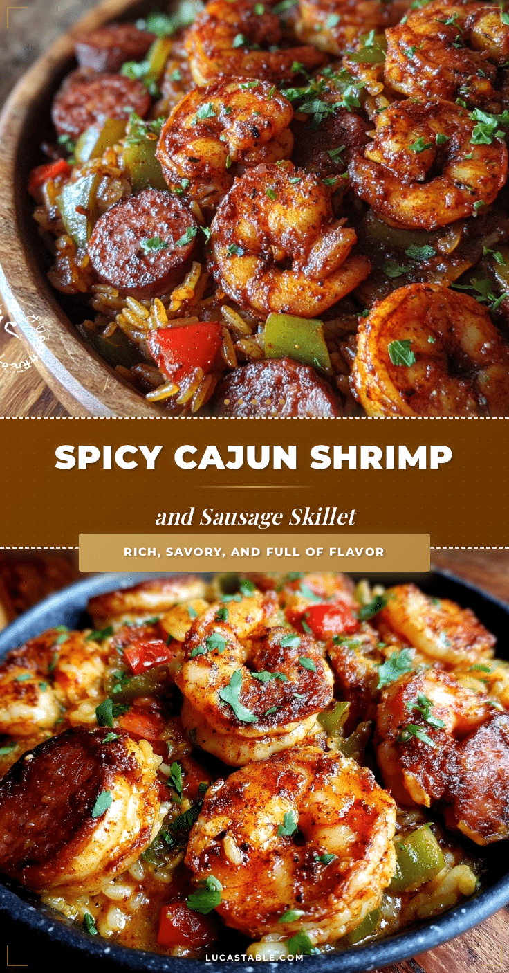 Cajun shrimp and sausage skillet recipe