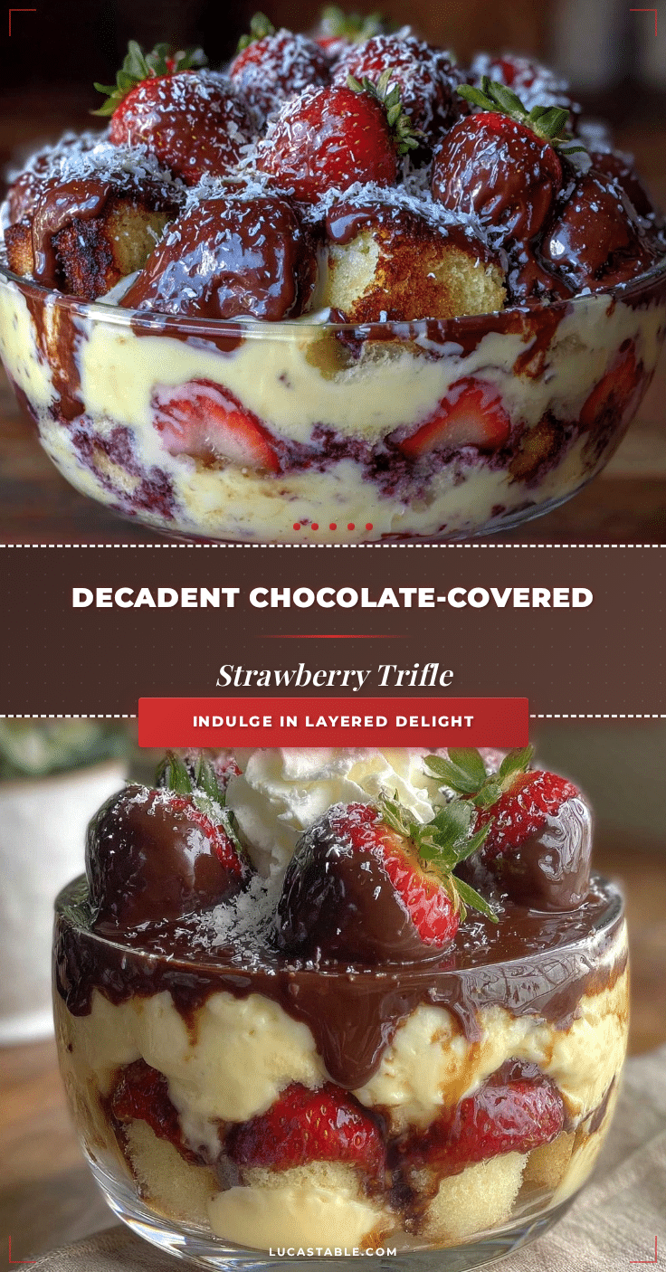 chocolate-covered strawberry trifle recipe
