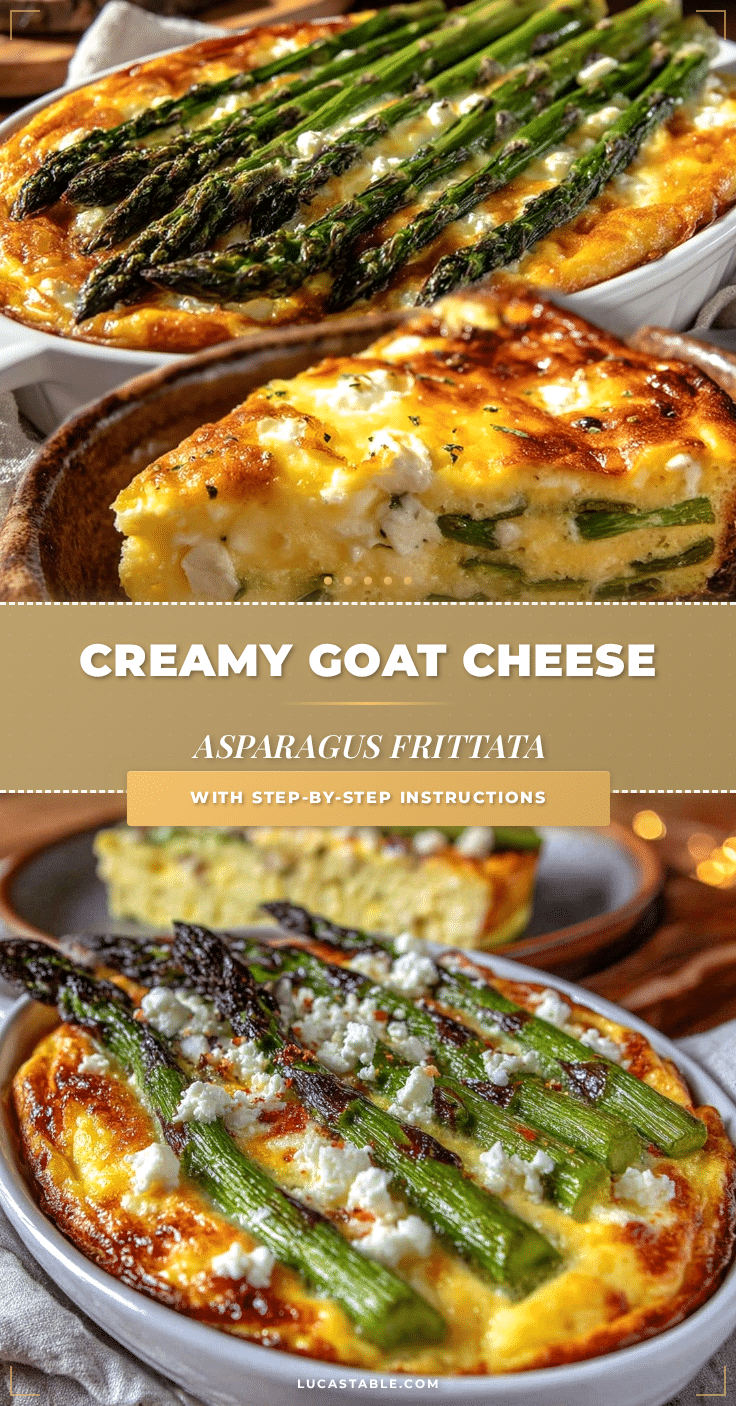 creamy asparagus and goat cheese frittata recipe