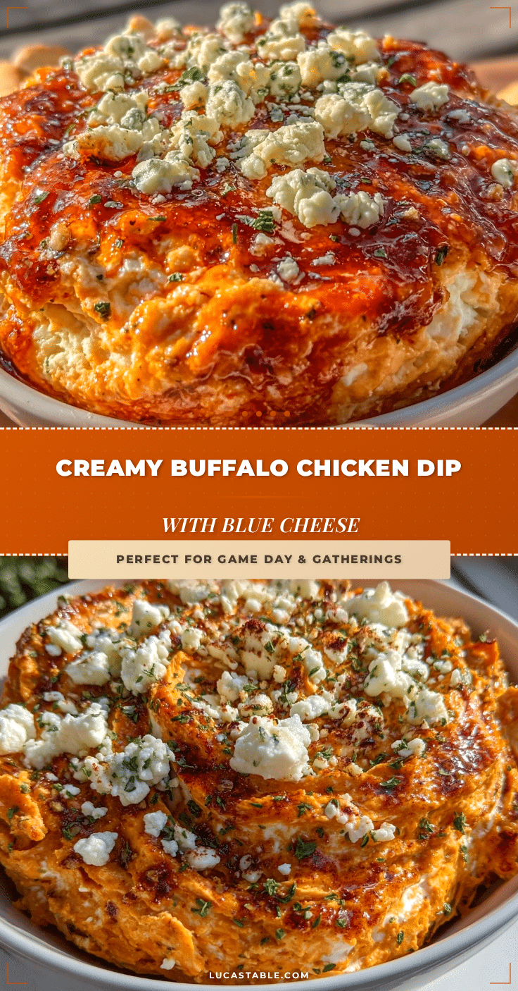 creamy buffalo chicken dip recipe
