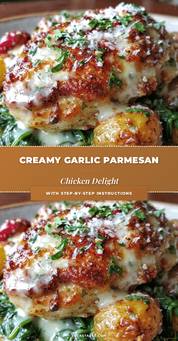 creamy garlic parmesan chicken recipe