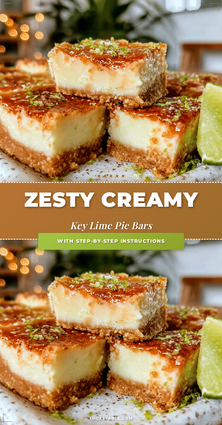 creamy key lime pie bars recipe