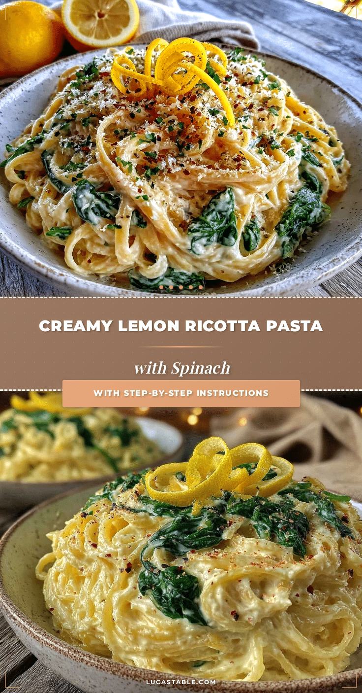 creamy lemon ricotta pasta recipe