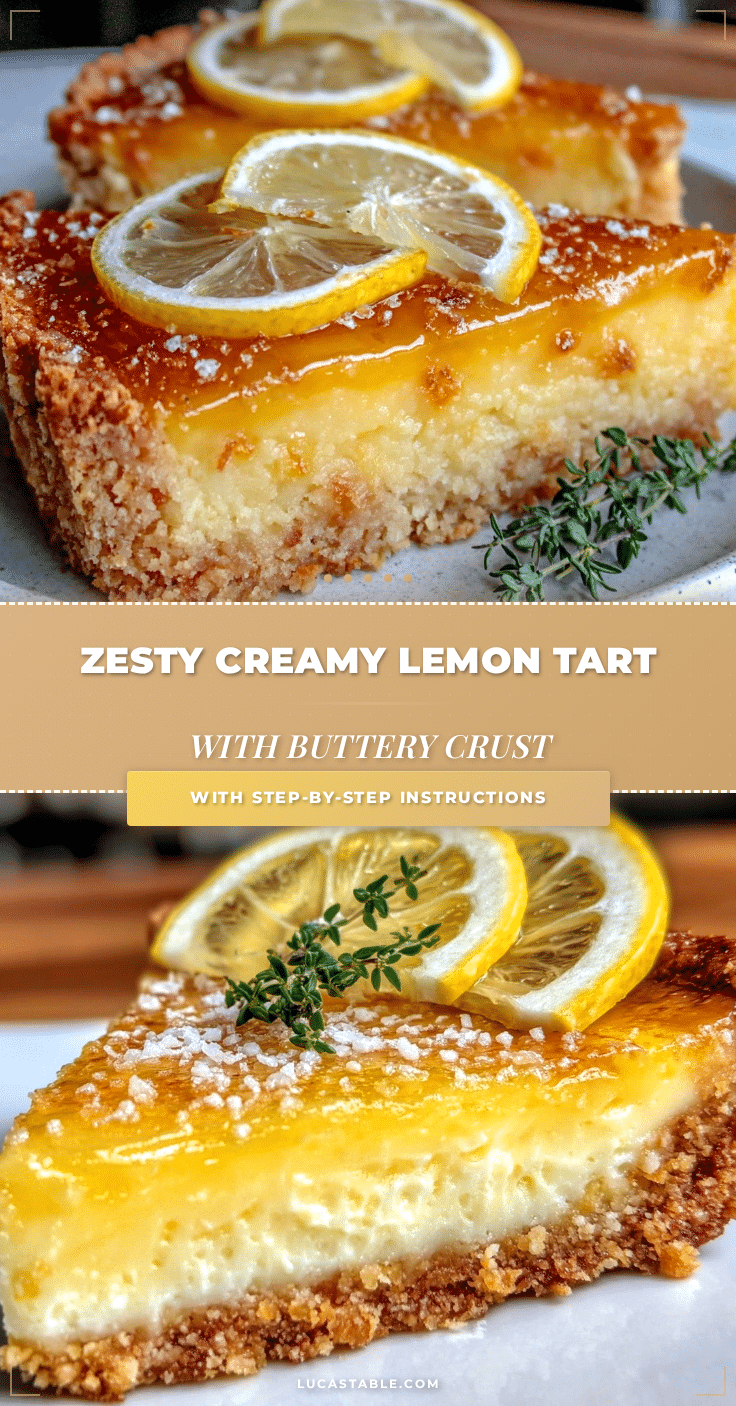creamy lemon tart recipe