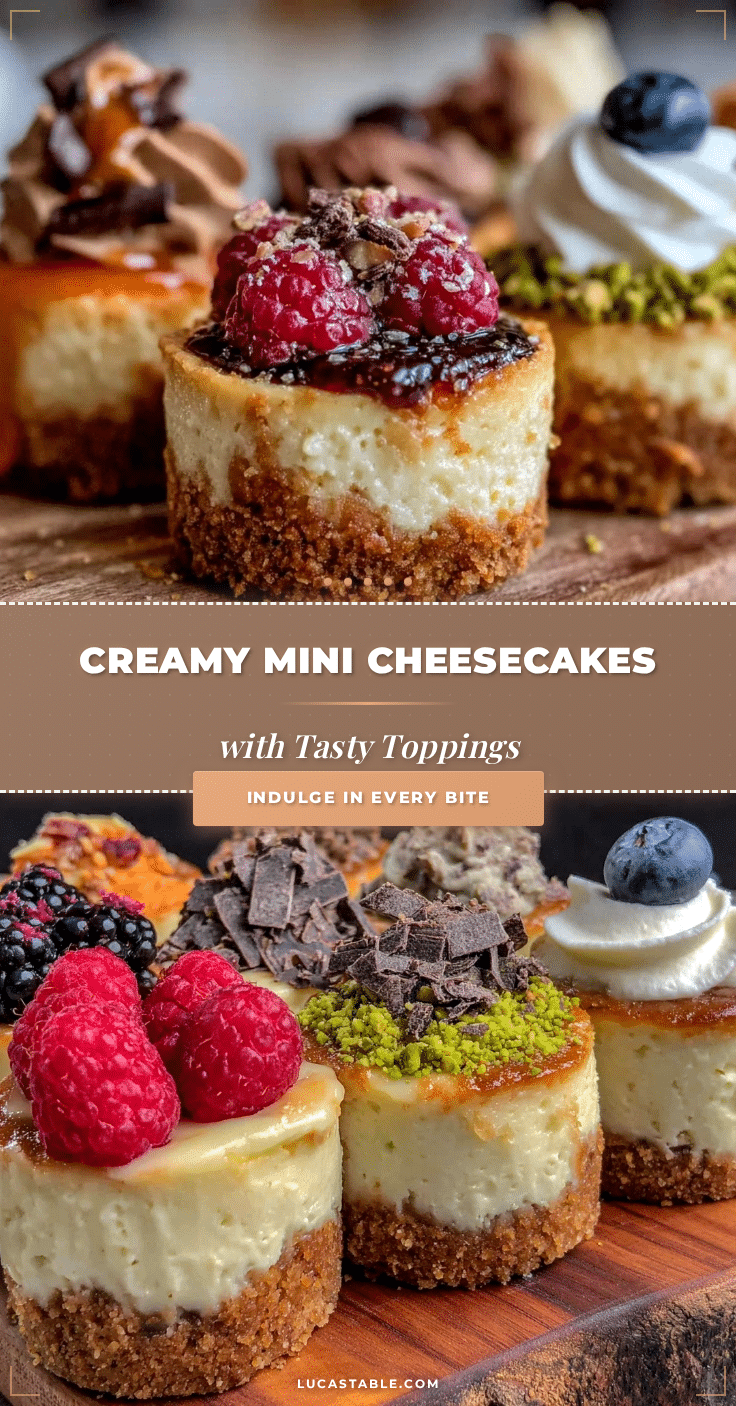 creamy mini cheesecakes recipe