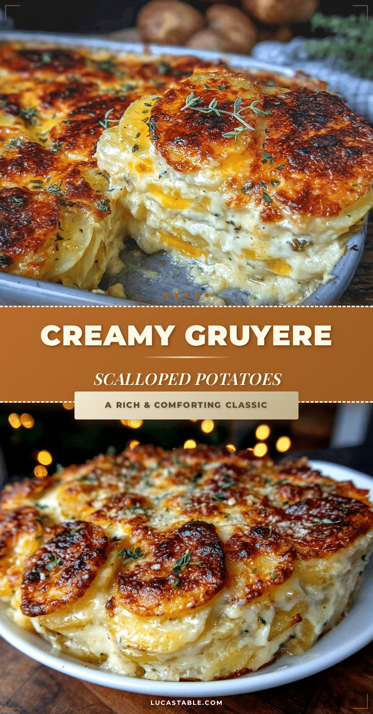 creamy scalloped potatoes with gruyere recipe