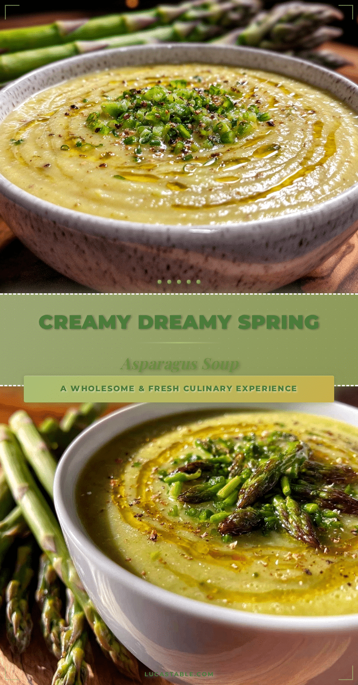 creamy spring asparagus soup recipe