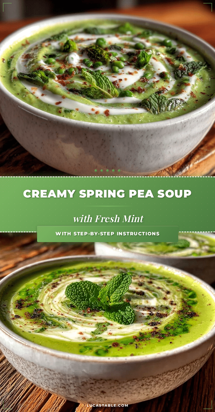 creamy spring pea soup recipe