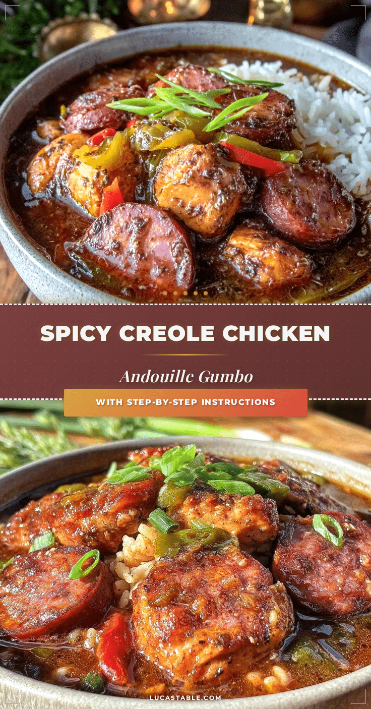 creole gumbo with chicken and andouille sausage recipe