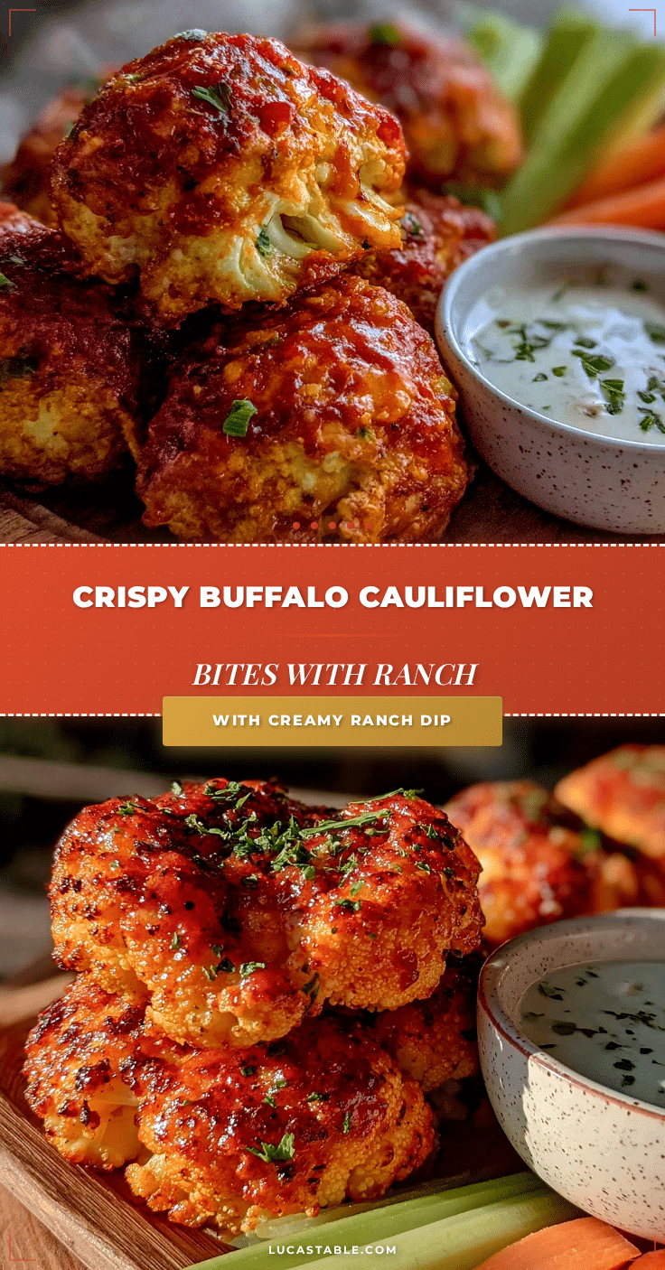 crispy buffalo cauliflower bites recipe