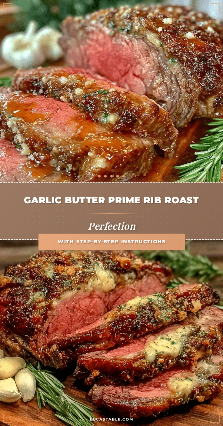crispy garlic butter prime rib roast recipe
