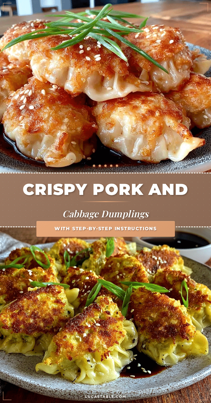 crispy pan-fried dumplings with pork and cabbage recipe