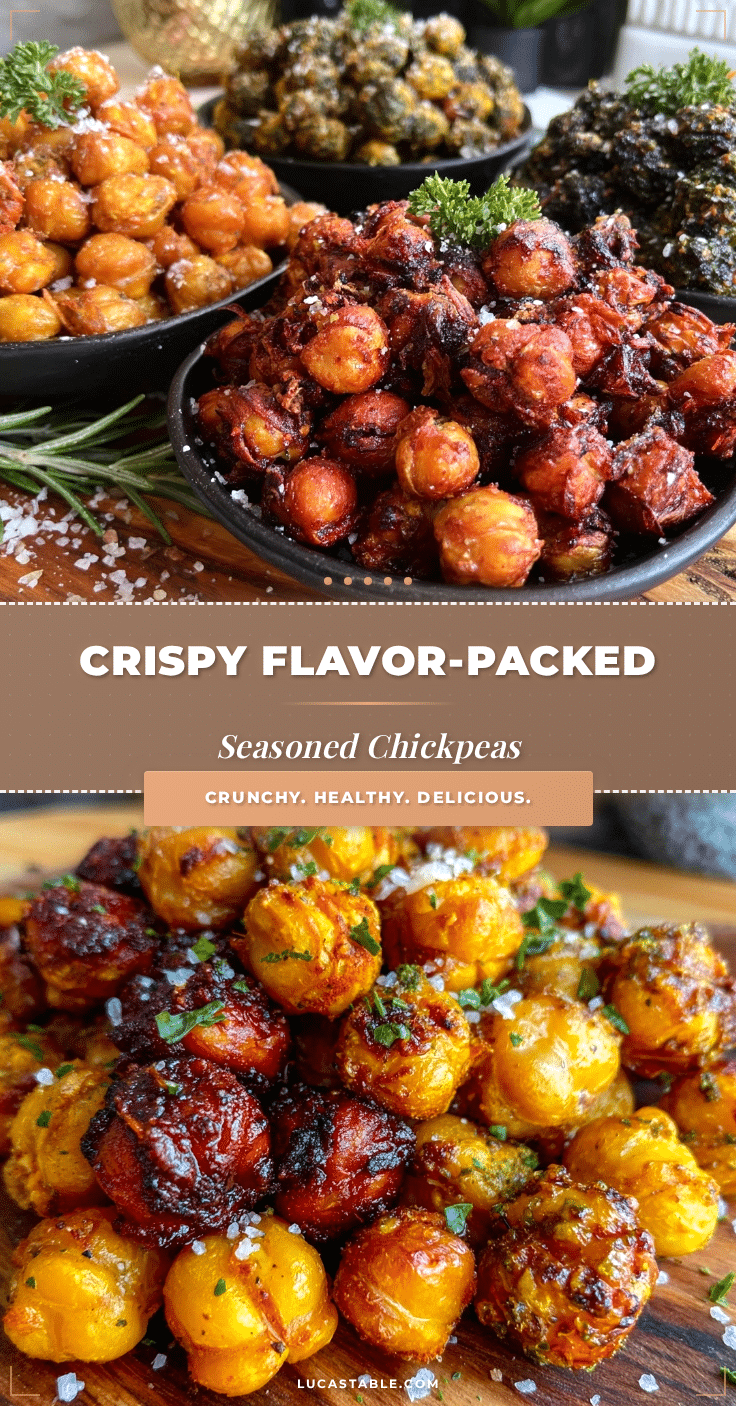 crispy seasoned chickpeas recipe
