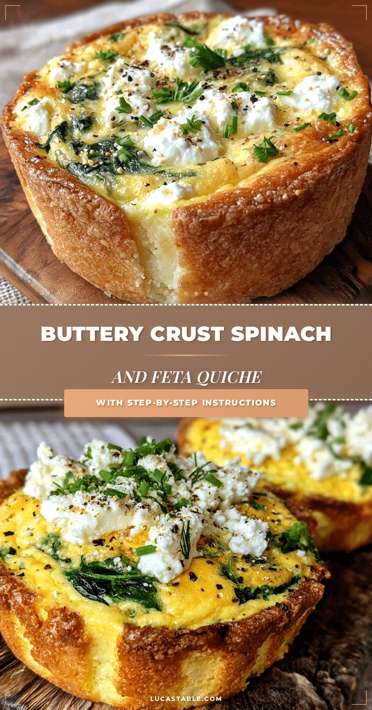 crispy spinach and feta quiche recipe