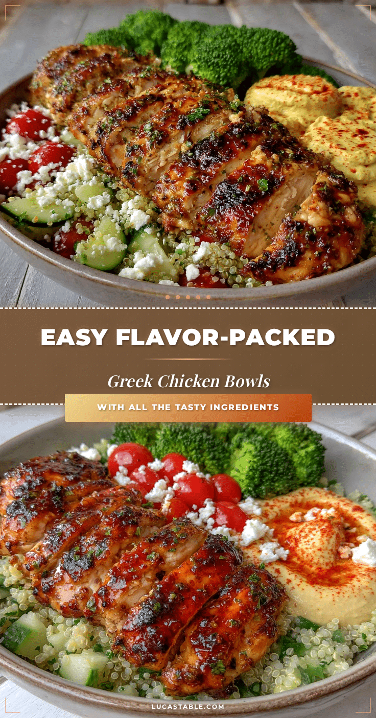 easy flavor-packed greek chicken meal prep bowls recipe