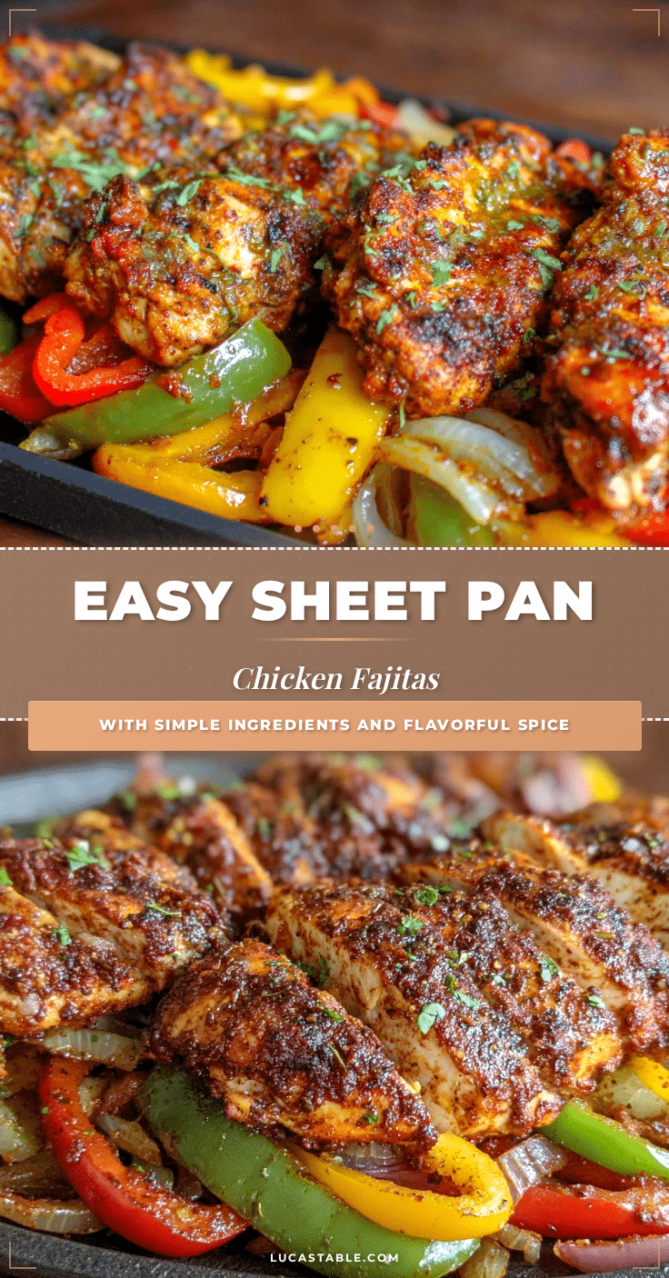 easy sheet pan fajita chicken recipe
