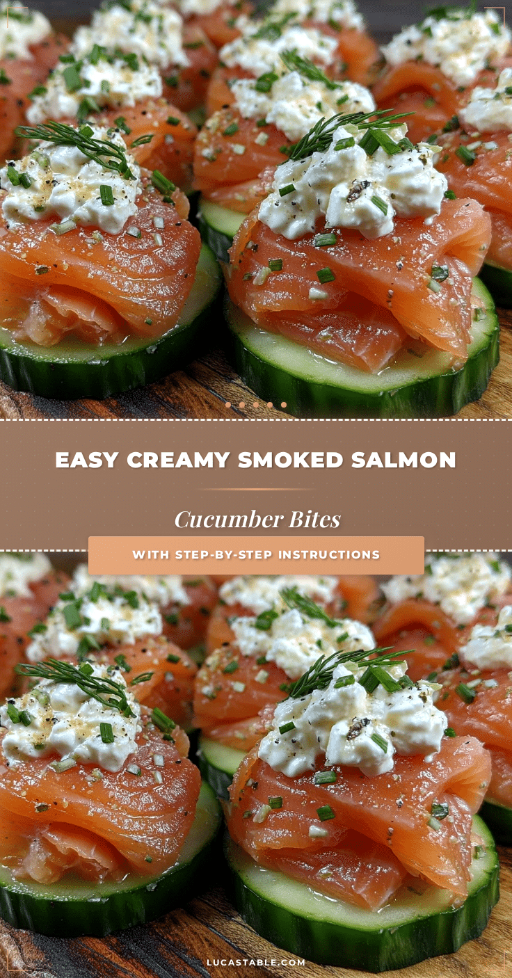 easy smoked salmon cucumber bites recipe