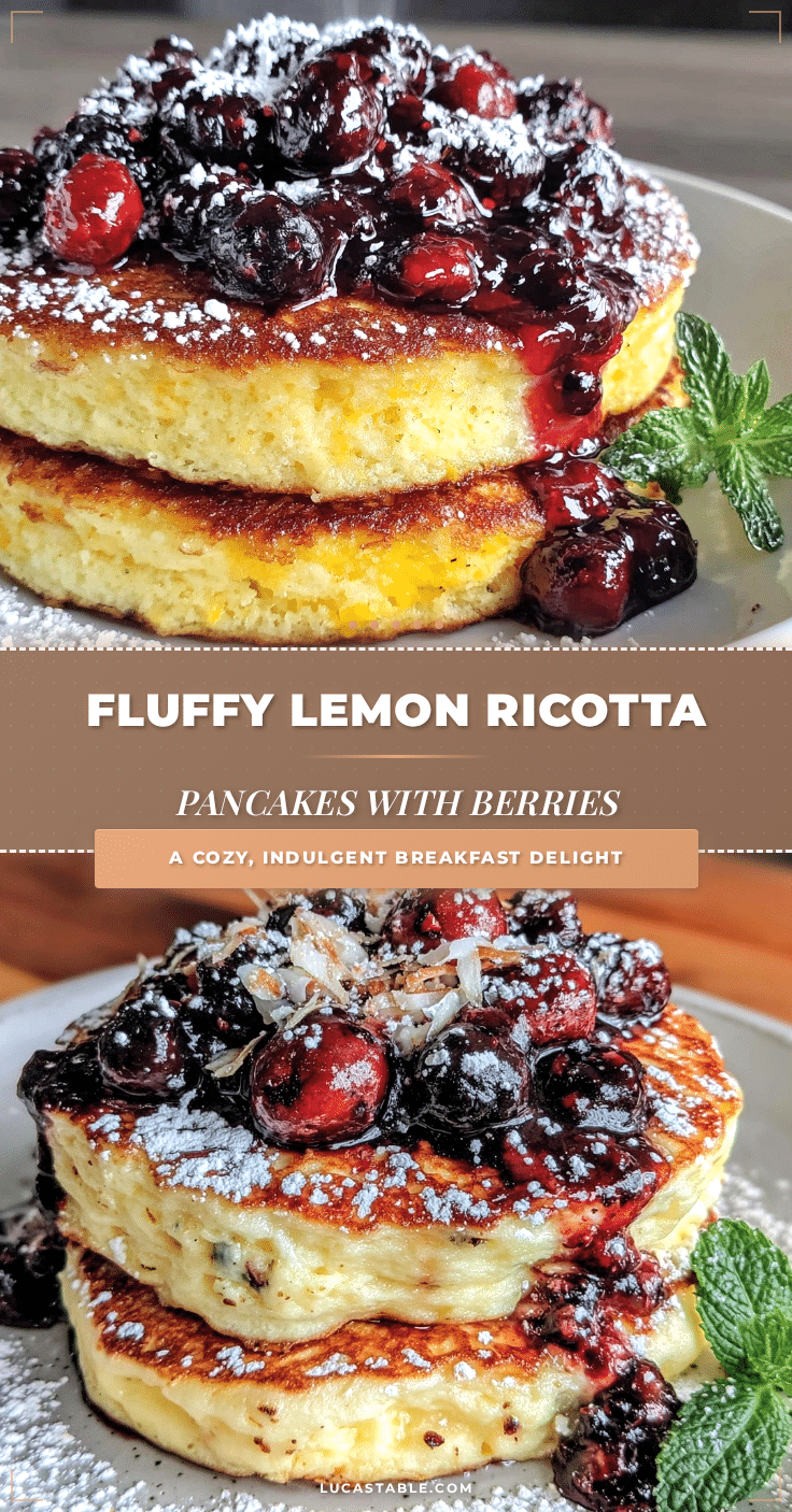 fluffy lemon ricotta pancakes recipe