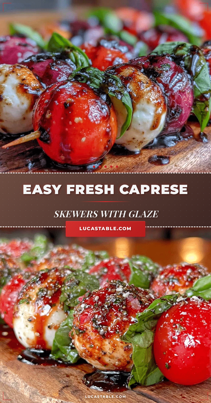 fresh caprese skewers recipe
