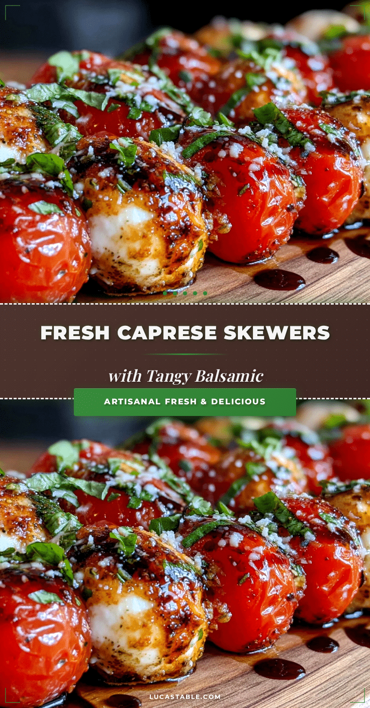 fresh caprese skewers recipe