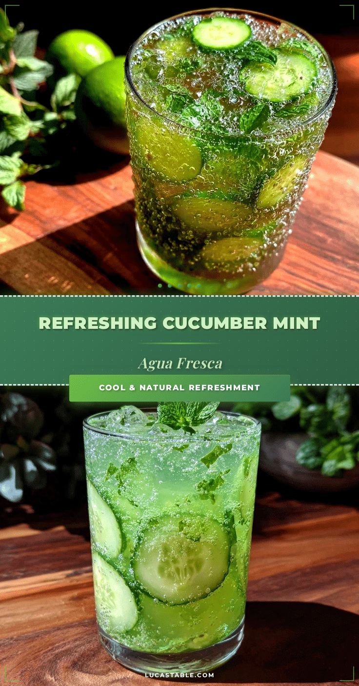 fresh cucumber mint agua fresca recipe