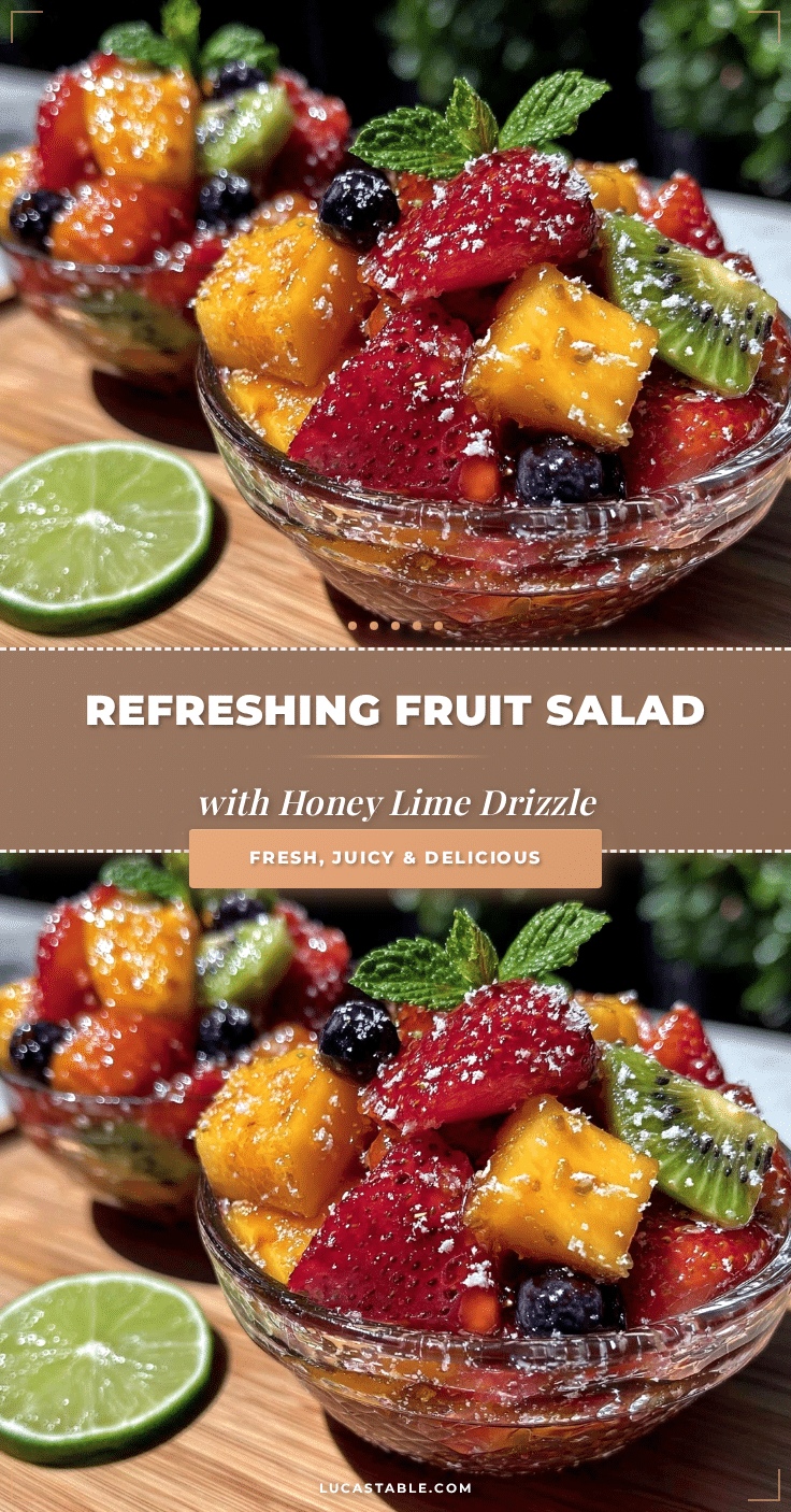 fresh fruit salad with honey lime dressing recipe