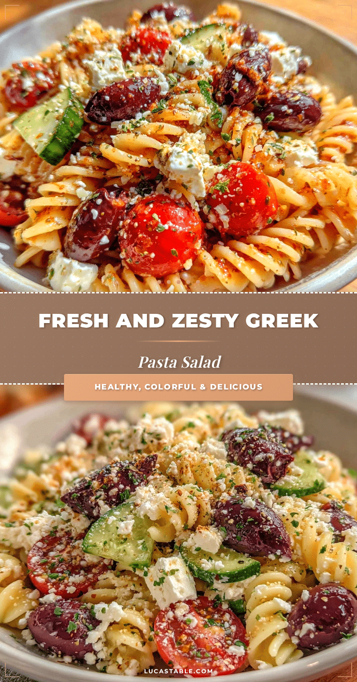 fresh greek pasta salad recipe