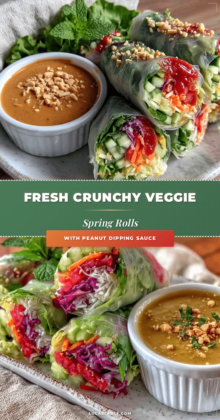 fresh healthy veggie spring rolls recipe