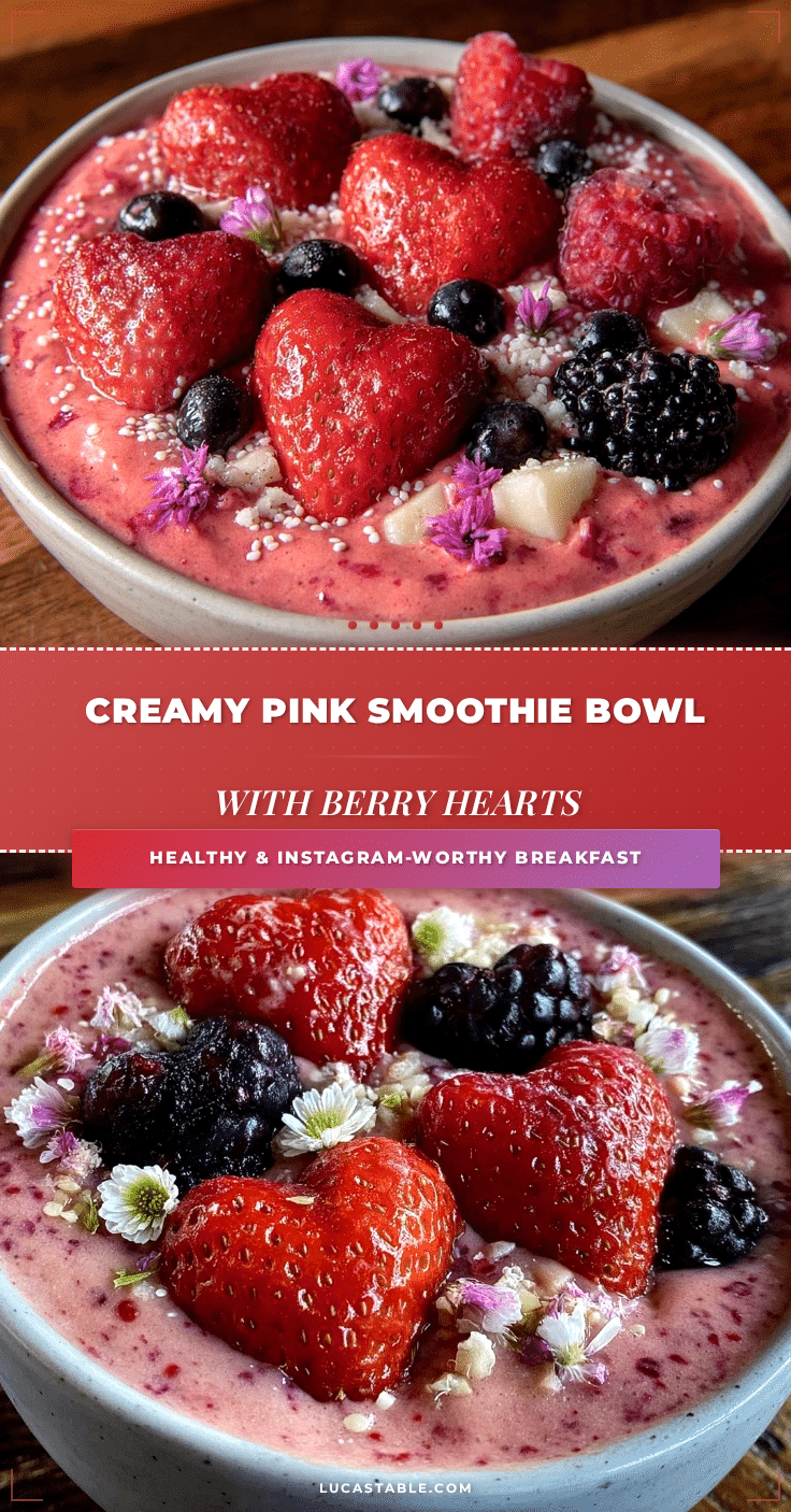 fresh pink smoothie bowl recipe