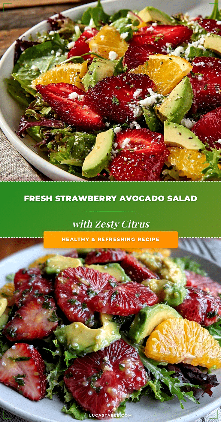 Fresh Strawberry Avocado Salad recipe